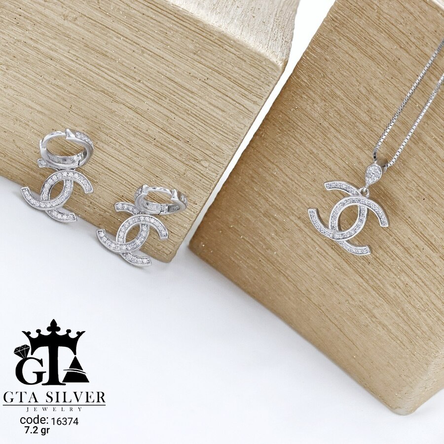 نیم ست میکرو طرح chanel کد 16374