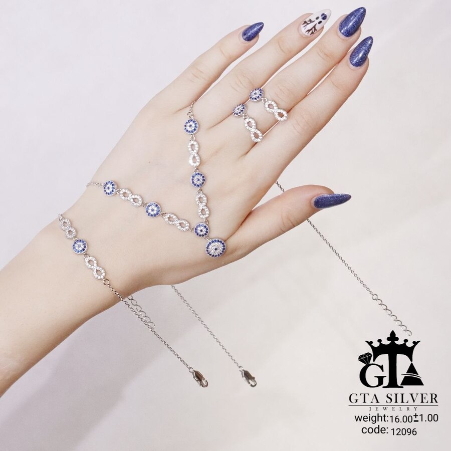 سرویس میکرو زنجیری طرح چشم نظر کد 12096