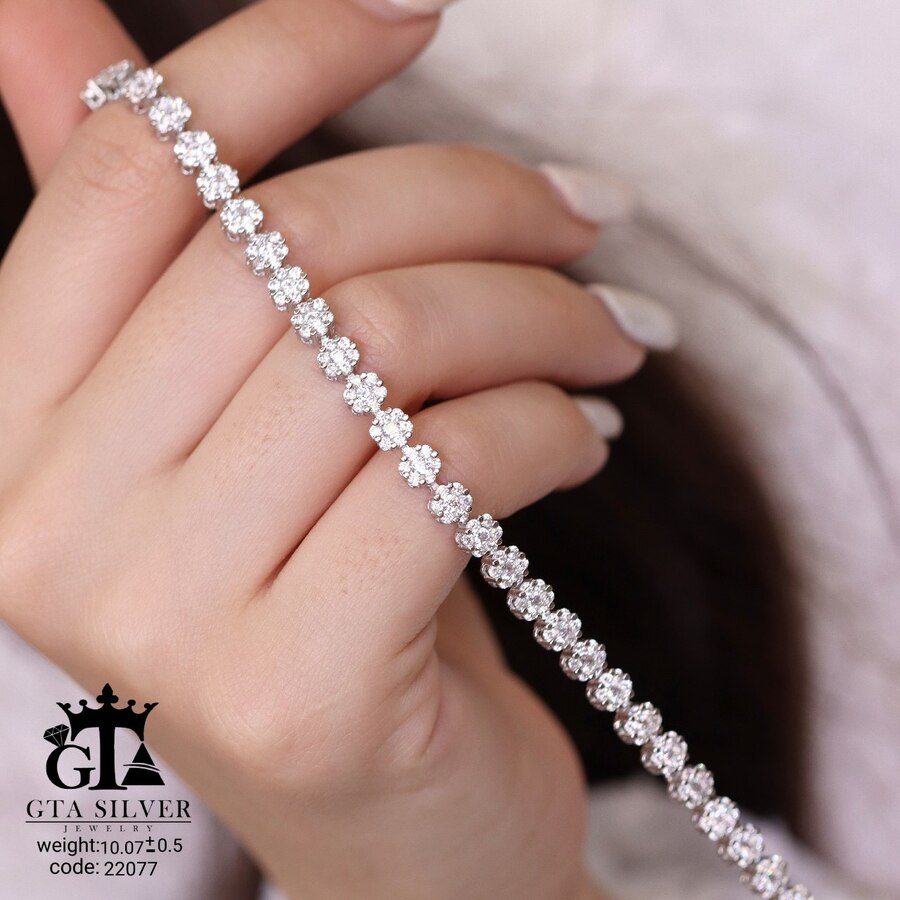 دستبند میکرو طرح فلاور کد 22077