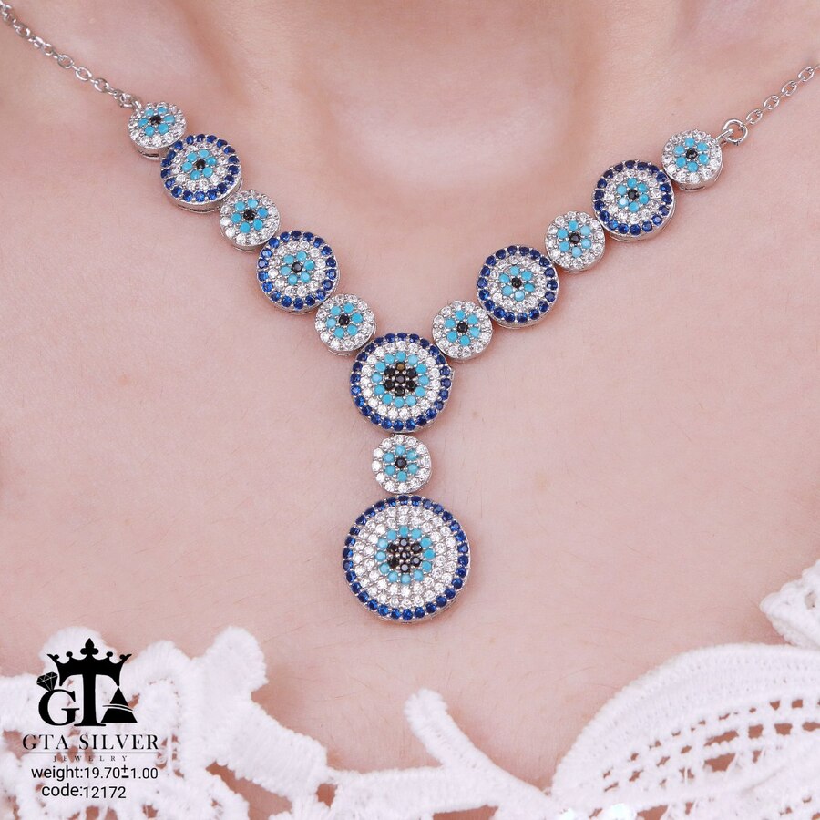 سرویس میکرو زنجیری طرح چشم نظر کد 12172