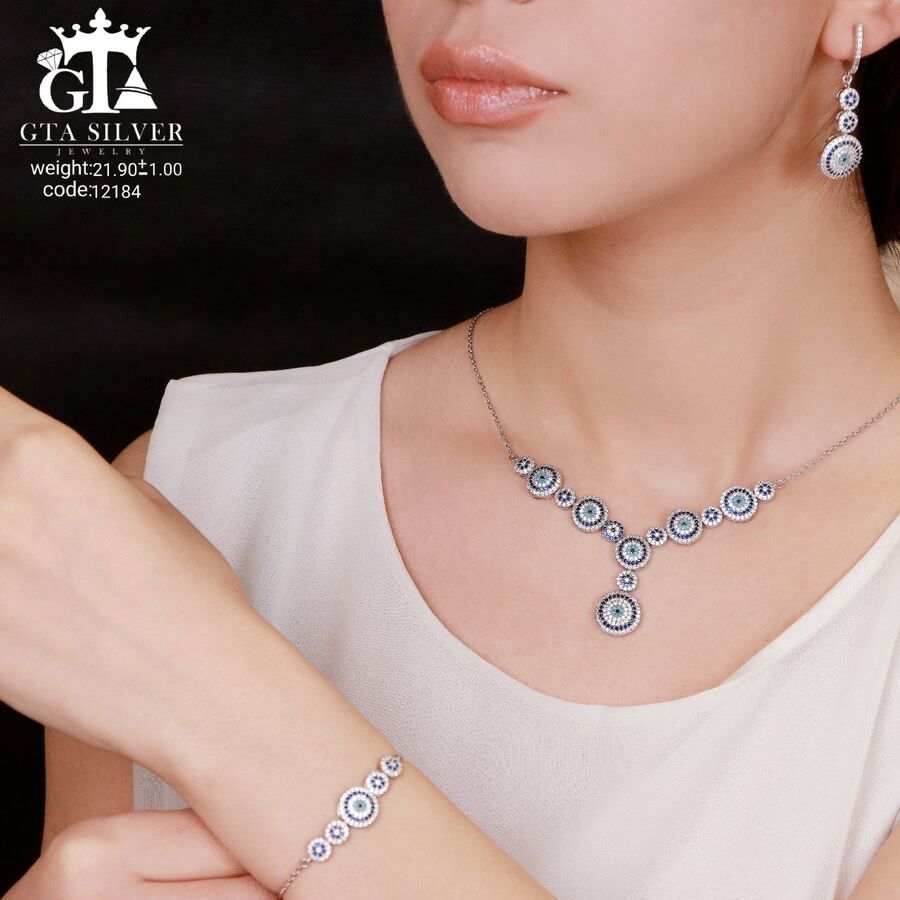 سرویس میکرو زنجیری طرح چشم نظر کد 12184
