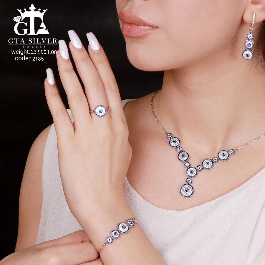 سرویس میکرو زنجیری طرح چشم نظر کد 12185