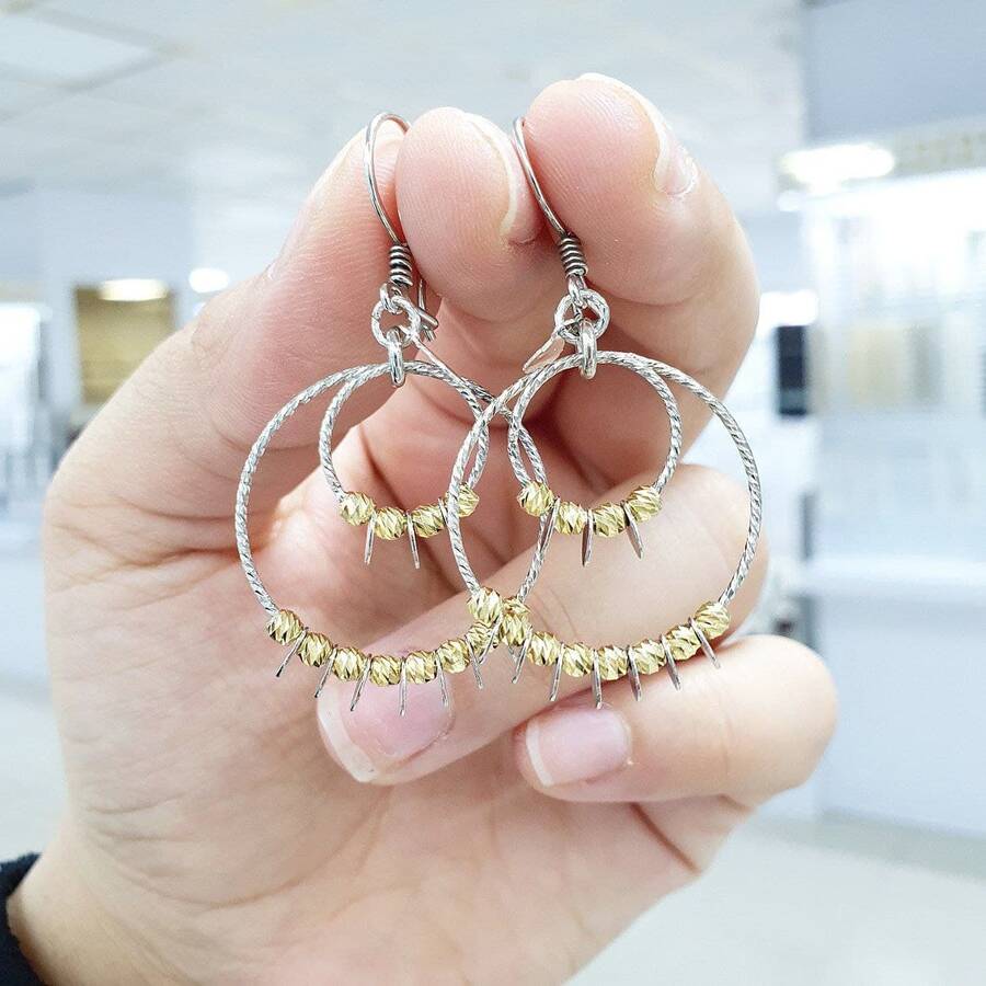 گوشواره گوی دار کد 25005