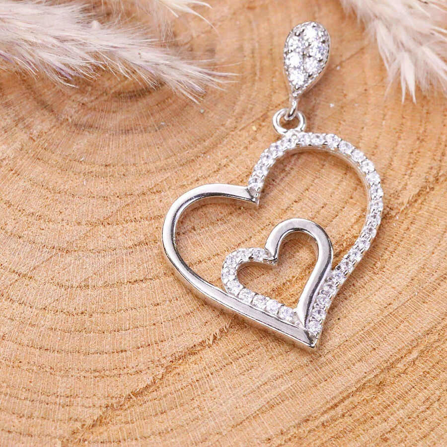 مدال میکرو طرح جفت قلب کد 21435