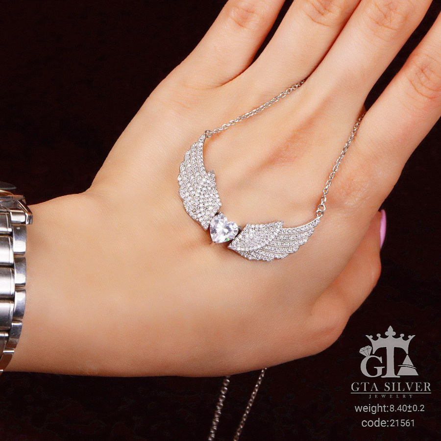 مدال میکرو طرح قلب بالدار کد 21561