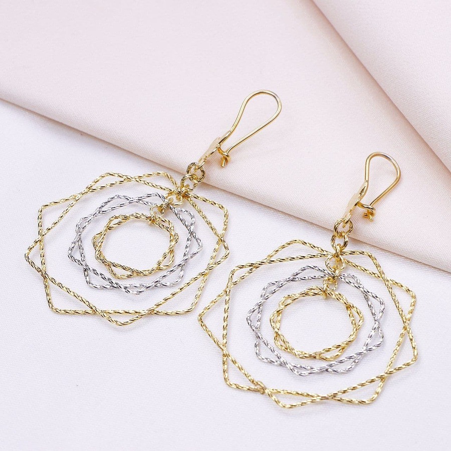 گوشواره مفتول تراش 25009