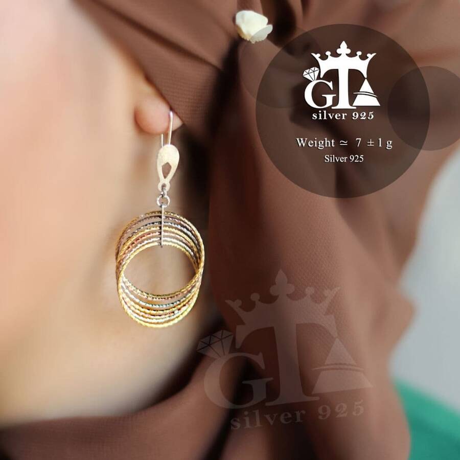گوشواره مفتول تراش 1448