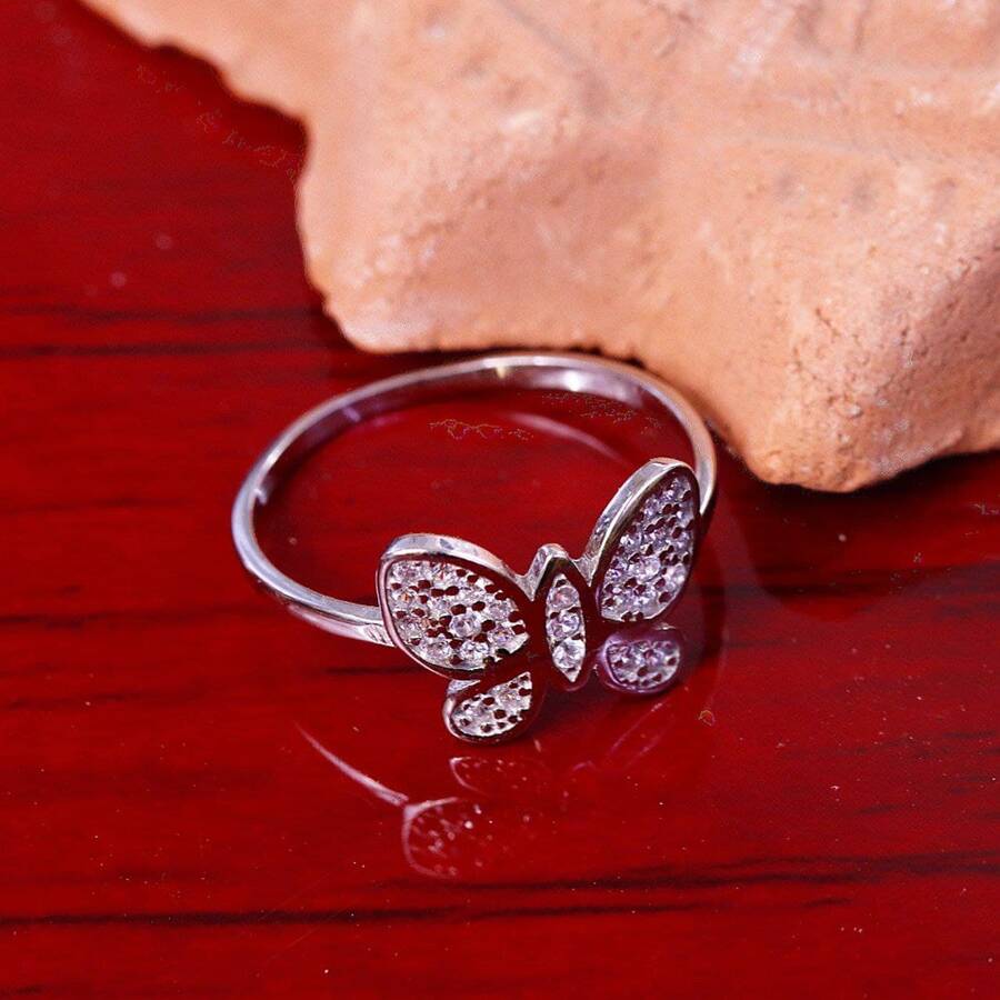 انگشتر طرح پروانه میکرو کد 15539