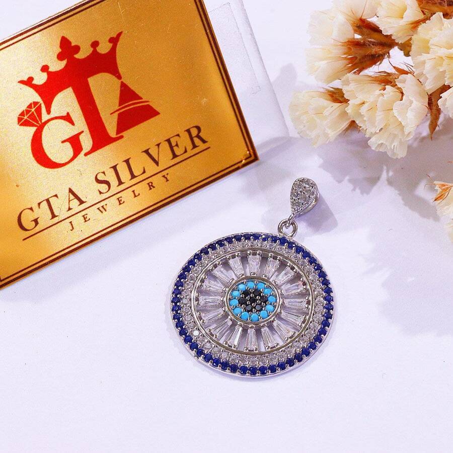مدال میکرورنگی طرح چشم نظر کد 21595