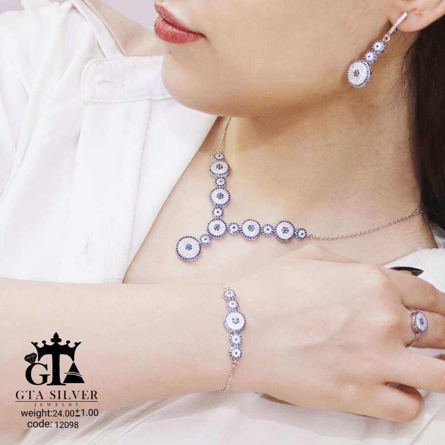 سرویس میکرو زنجیری طرح چشم نظر کد 12098