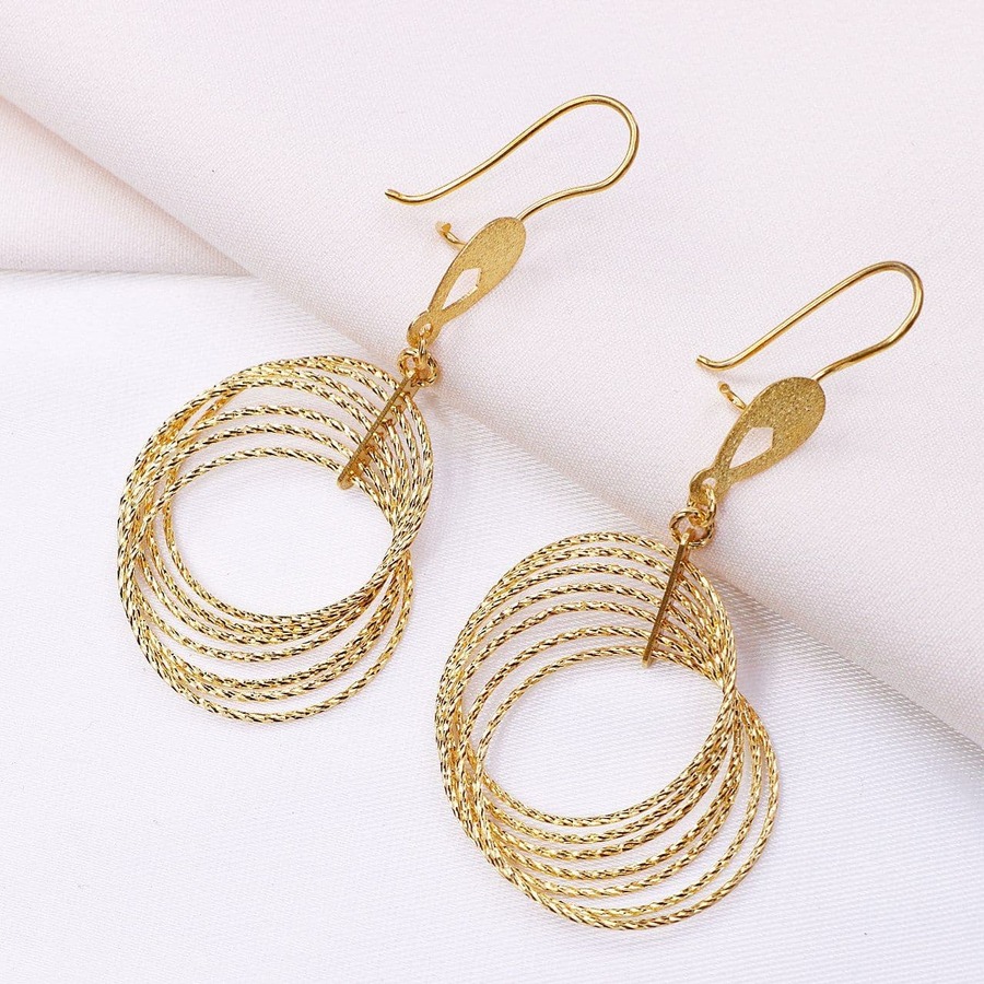 گوشواره مفتول تراش 25001