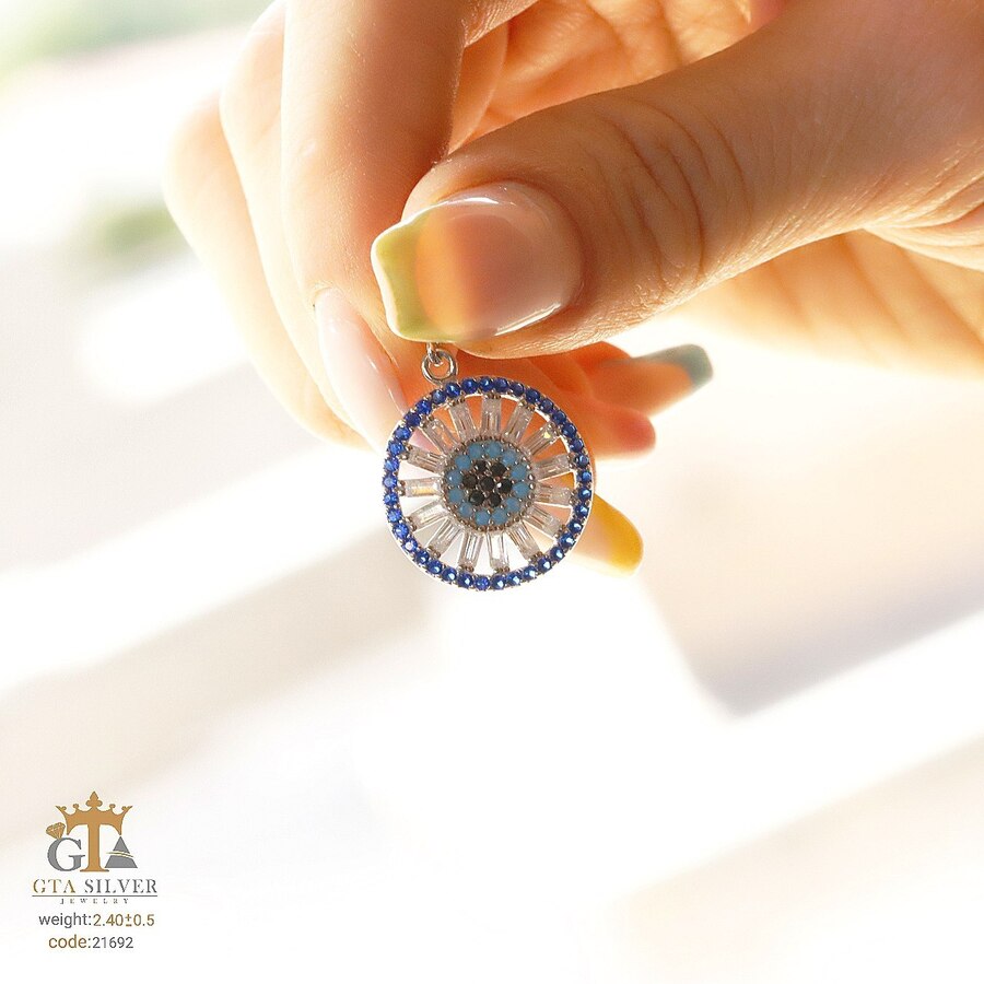 مدال میکرو طرح چشم نظر کد 21692