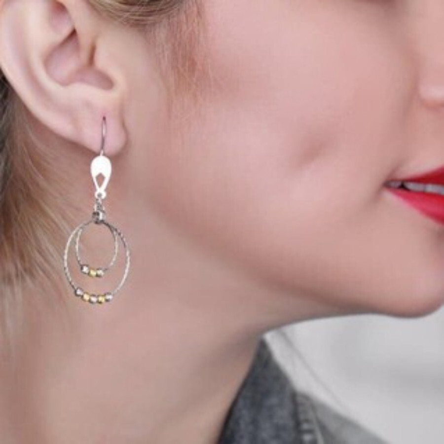 گوشواره گوی دار کد 25010