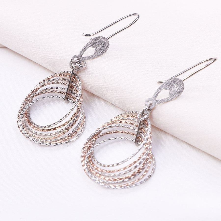 گوشواره مفتول تراش 25010