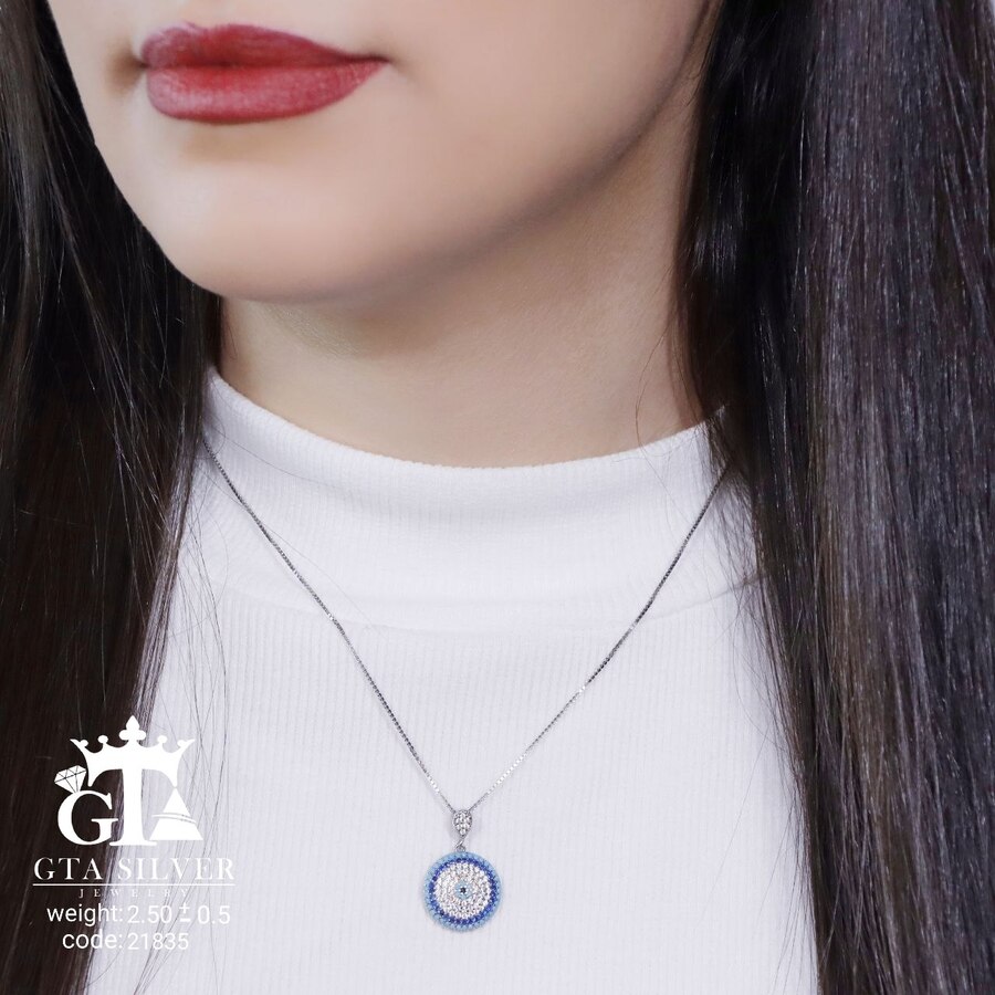 مدال میکرو طرح چشم نظر کد 21835