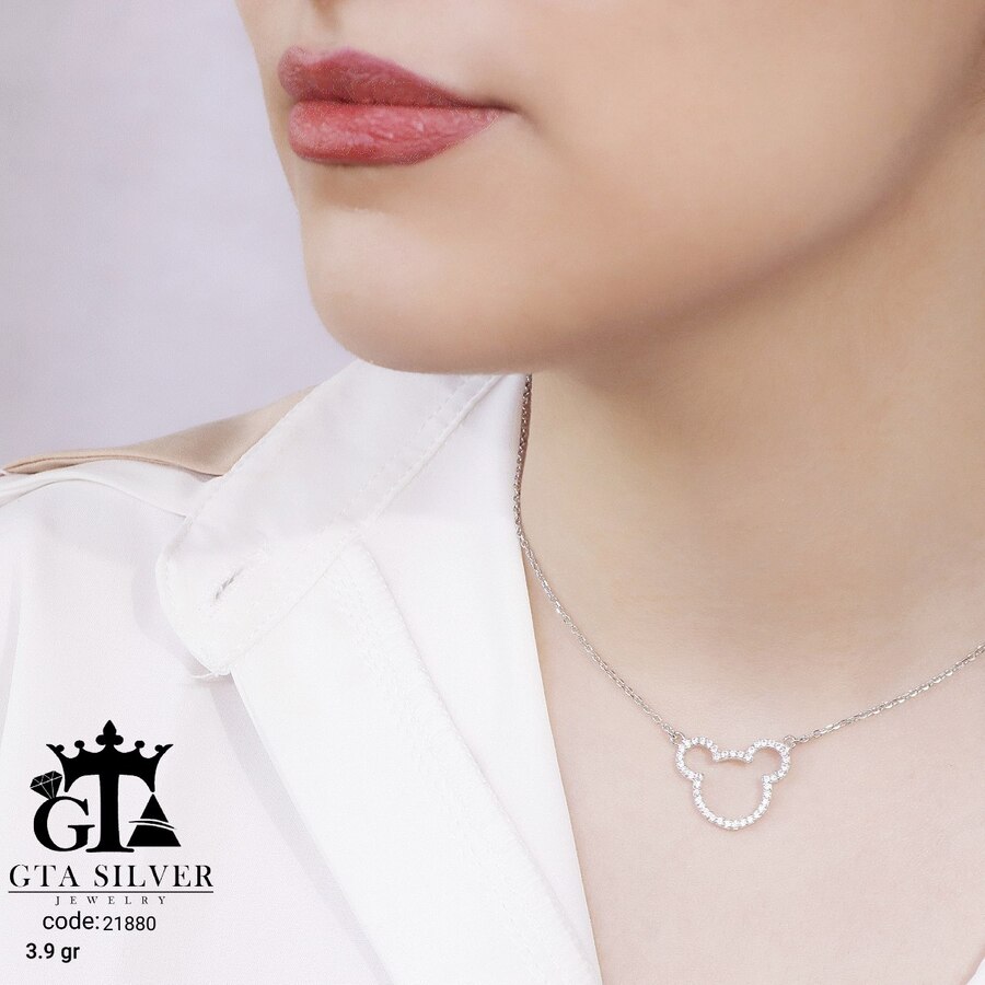 آویز زنجیری میکرو طرح میکی موس کد 21880