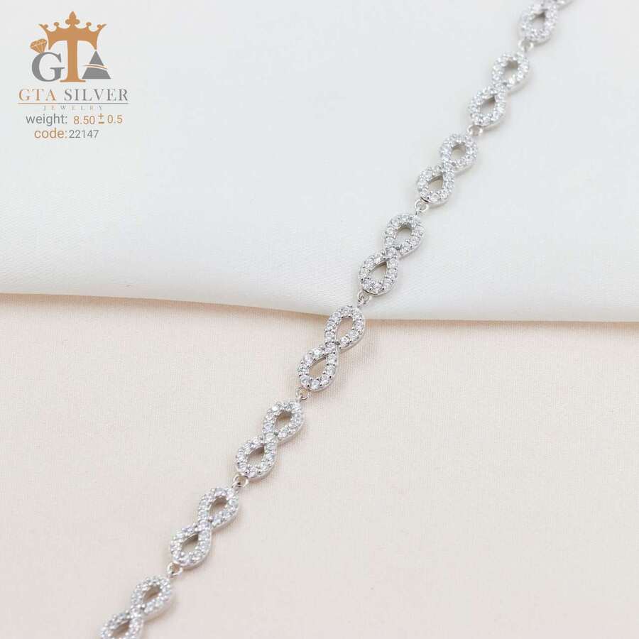 دستبند میکرو طرح بی نهایت کد 22147