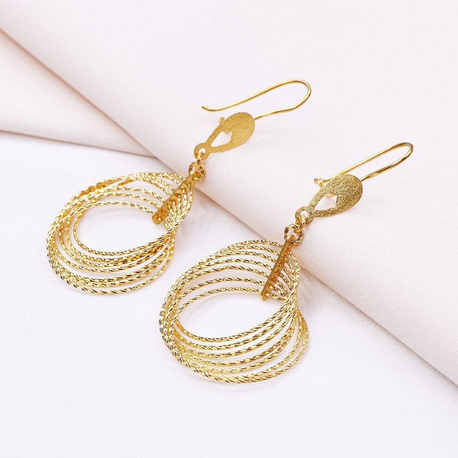 گوشواره مفتول تراش 25001