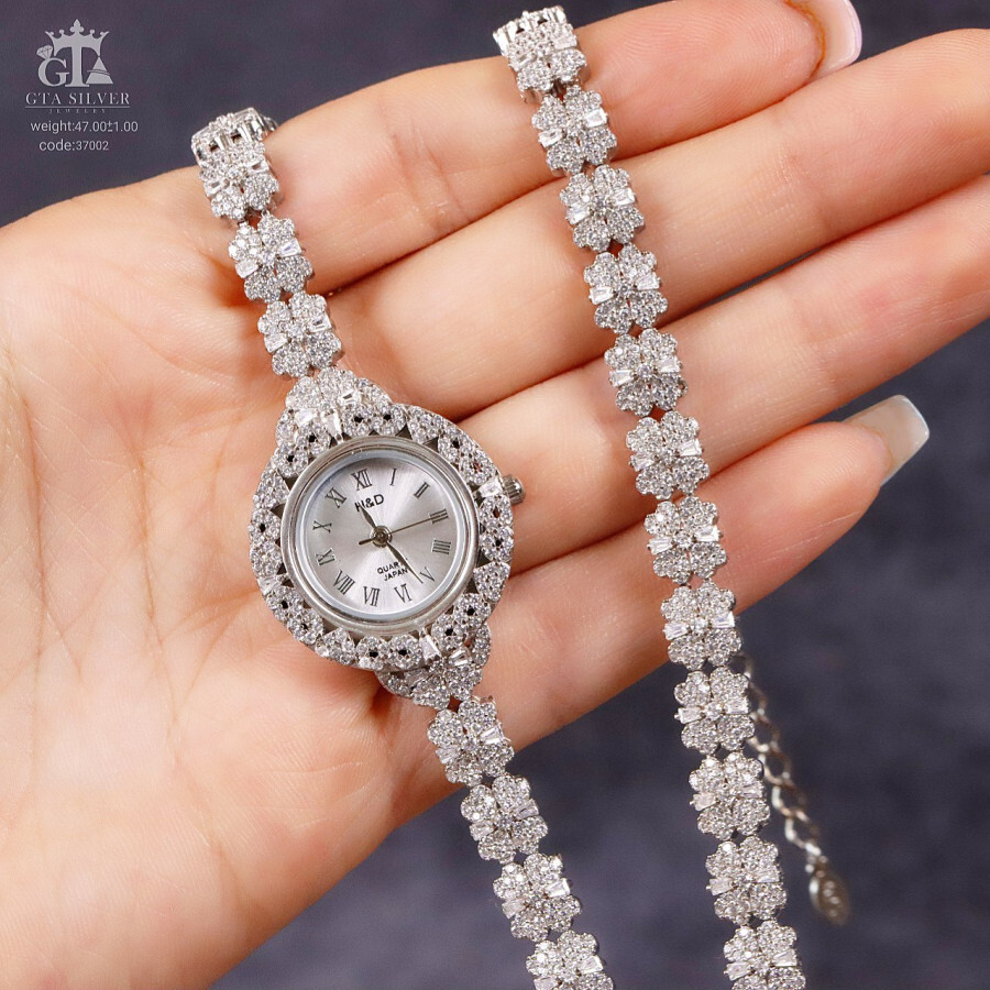 ست ساعت و دستنبد کد 37002