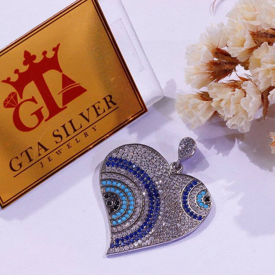 مدال میکرورنگی طرح چشم نظر کد 21571