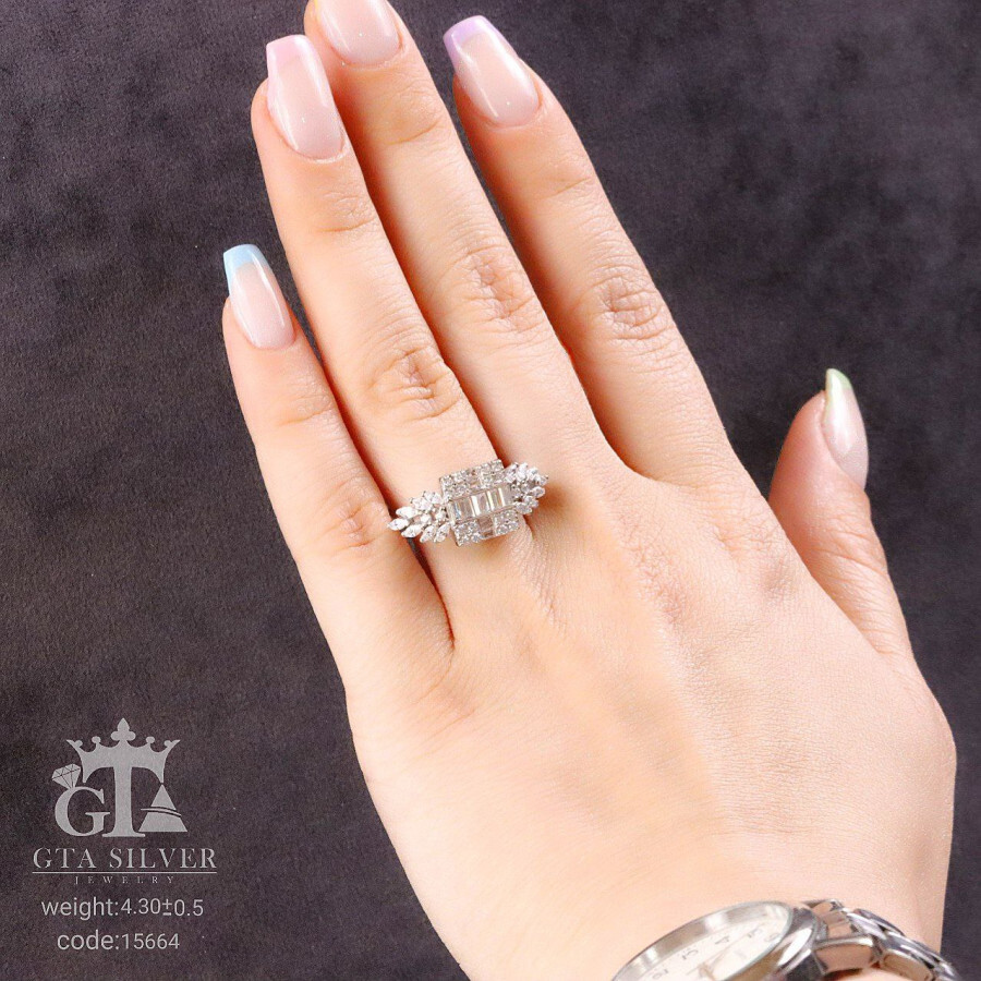 انگشتر میکرو طرح امرالدکات کد 15664