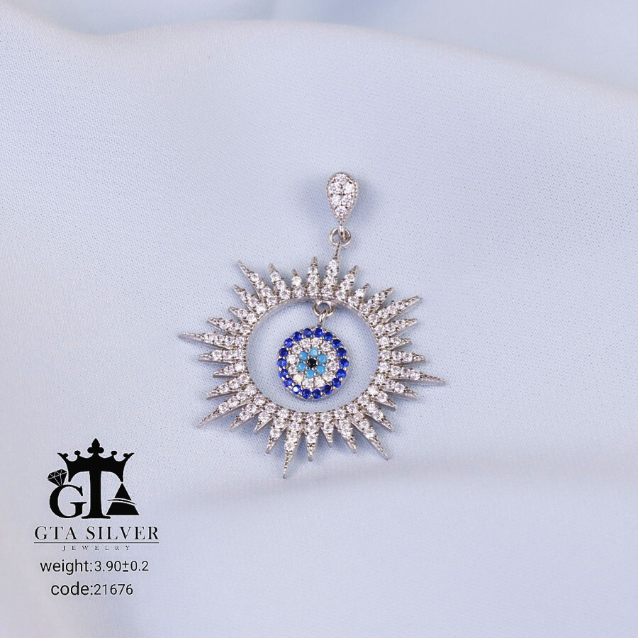 مدال میکرو طرح چشم نظر کد 21676