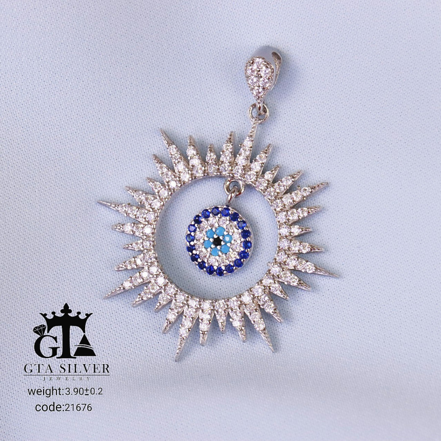 مدال میکرو طرح چشم نظر کد 21676